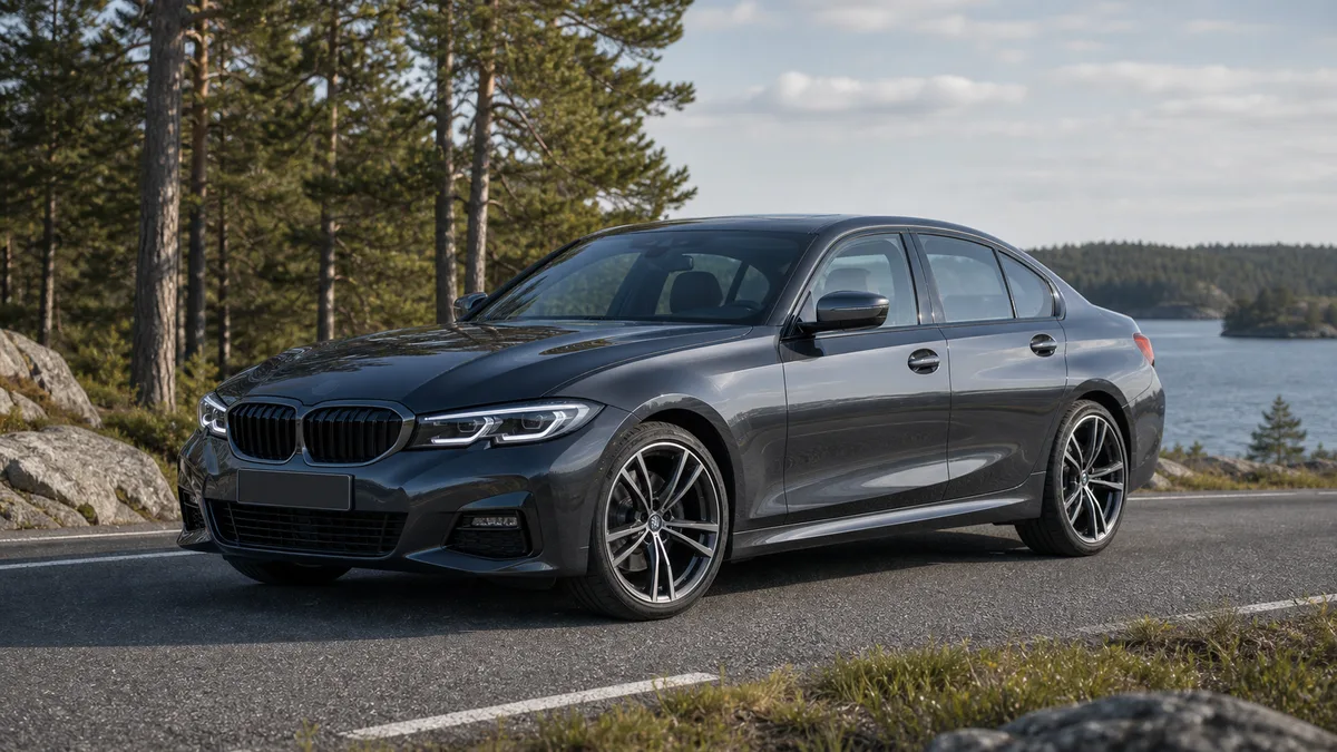 BMW 3 Serien begagnad sedan – illustration