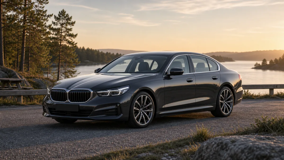 BMW 5 Serien begagnad sedan – illustration