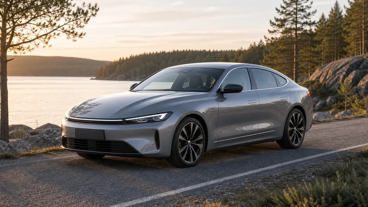 BMW i4 begagnad sedan – illustration
