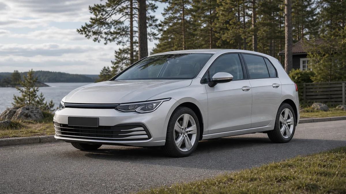 Volkswagen Golf begagnad halvkombi – illustration