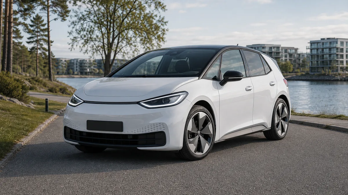 Volkswagen Id3 begagnad halvkombi – illustration