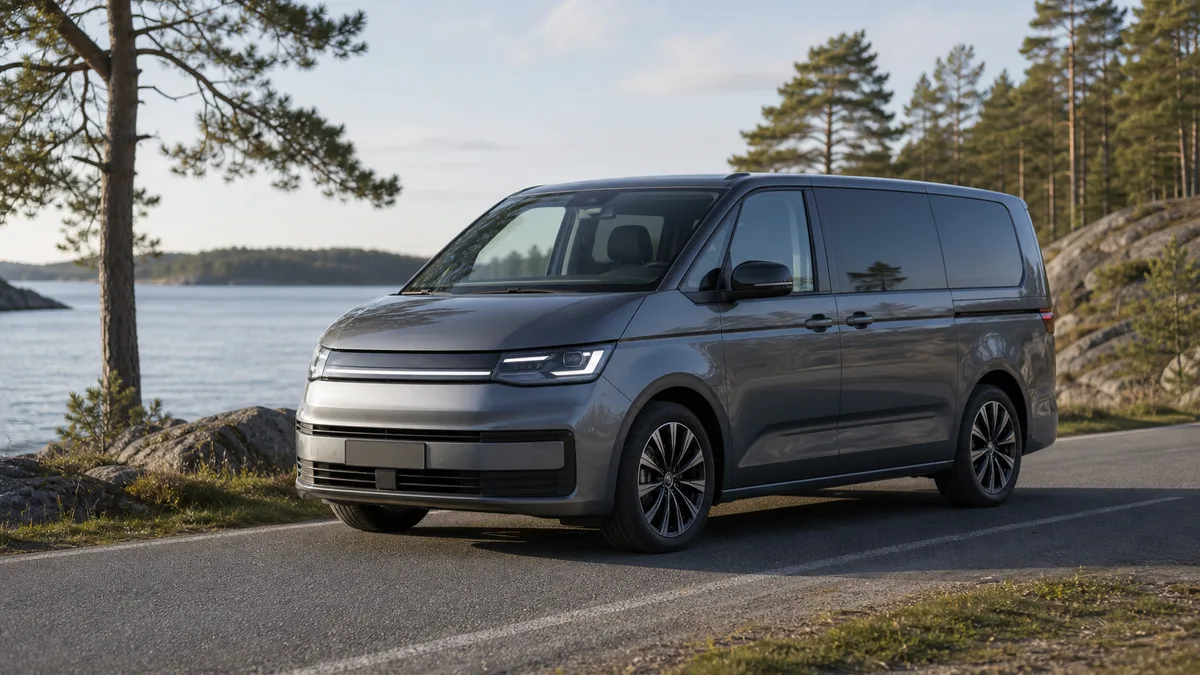 Volkswagen Multivan begagnad transportbil – illustration