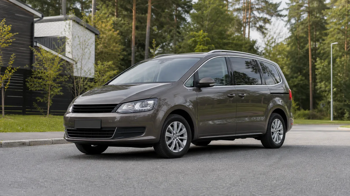 Volkswagen Sharan begagnad transportbil – illustration