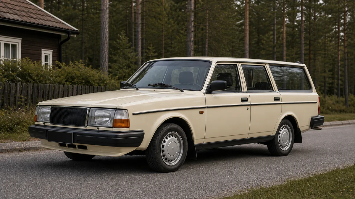 Volvo 240 begagnad kombi – illustration